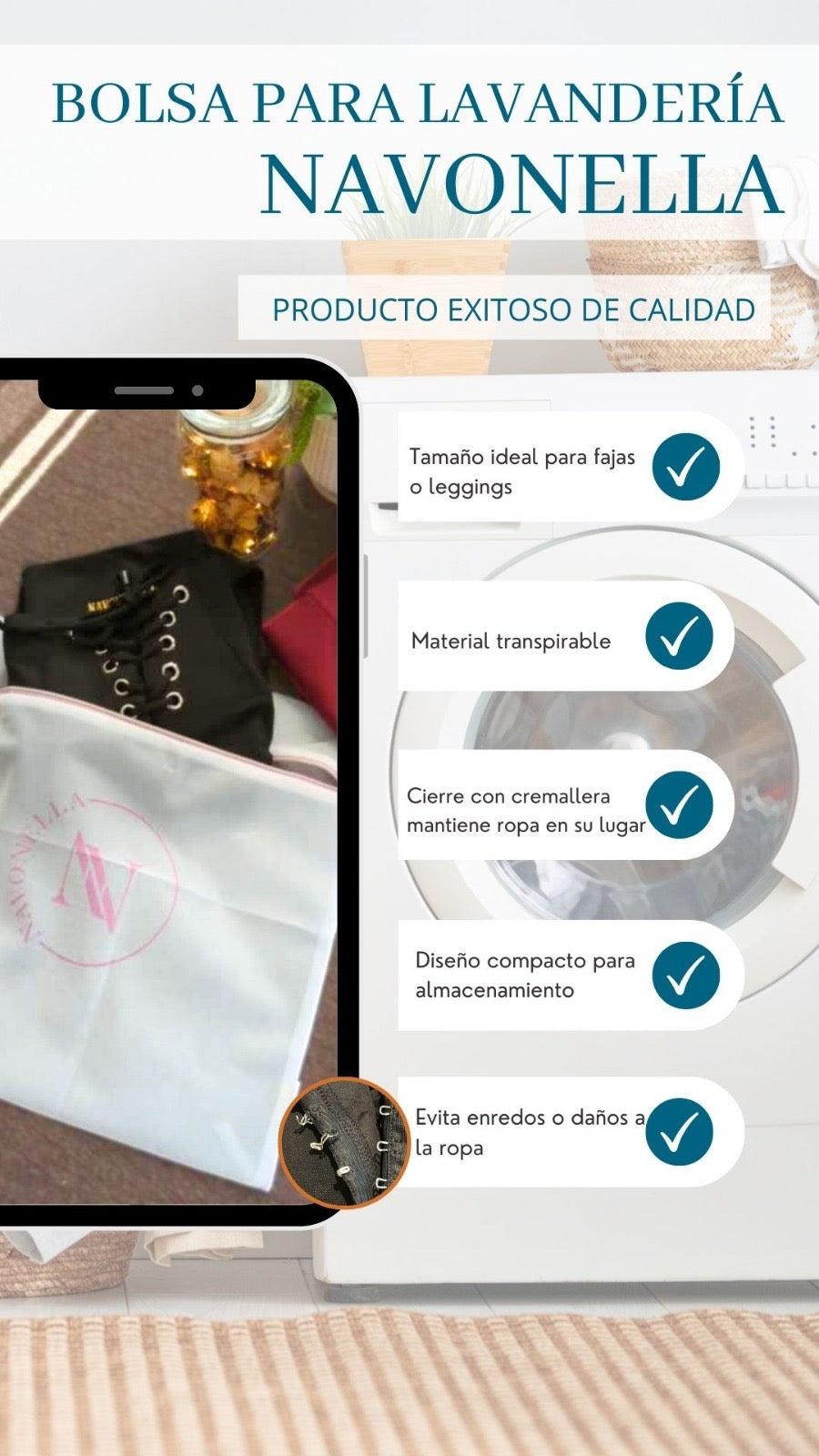 Laundry Bag/Bolsa para lavar tu faja