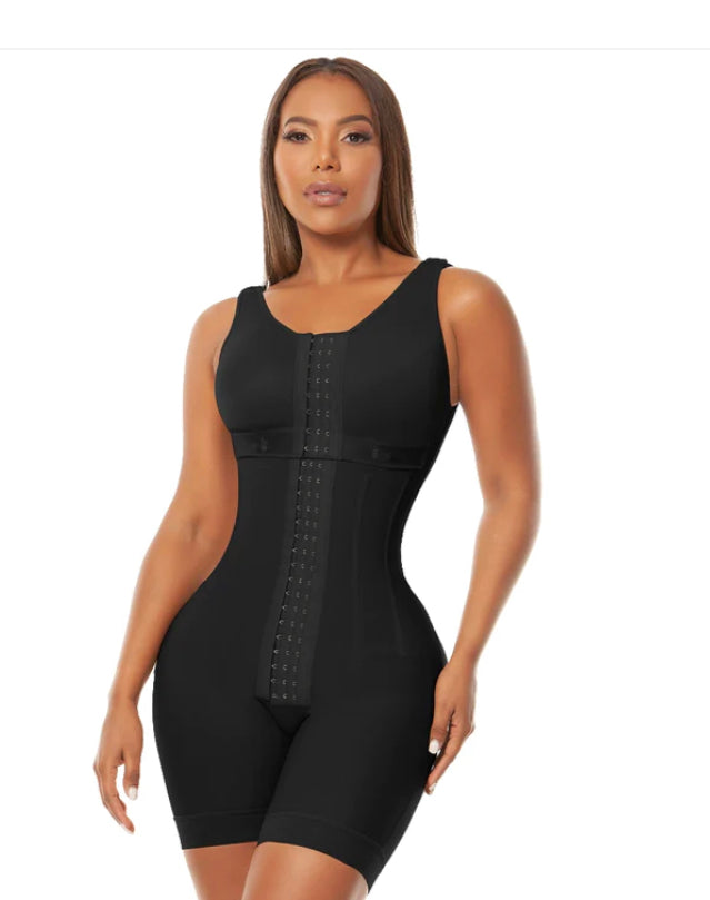 Fajas Colombianas Melibelt Post Surgery Short style girdle with Bra 2033