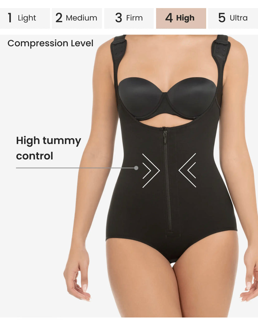 Faja thermal body shaper with wide straps - Style 385