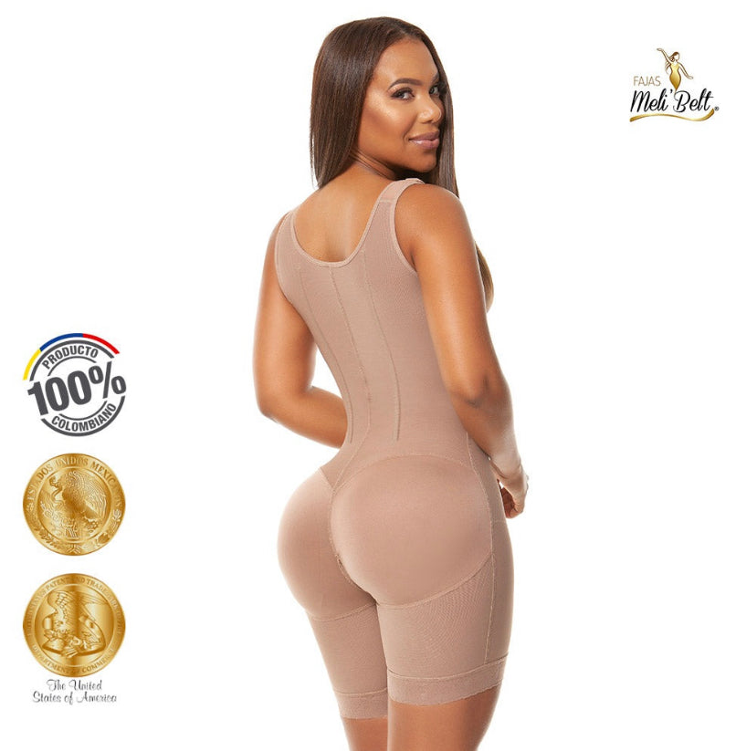 Fajas Colombianas Melibelt Post Surgery Short style girdle with Bra 2033