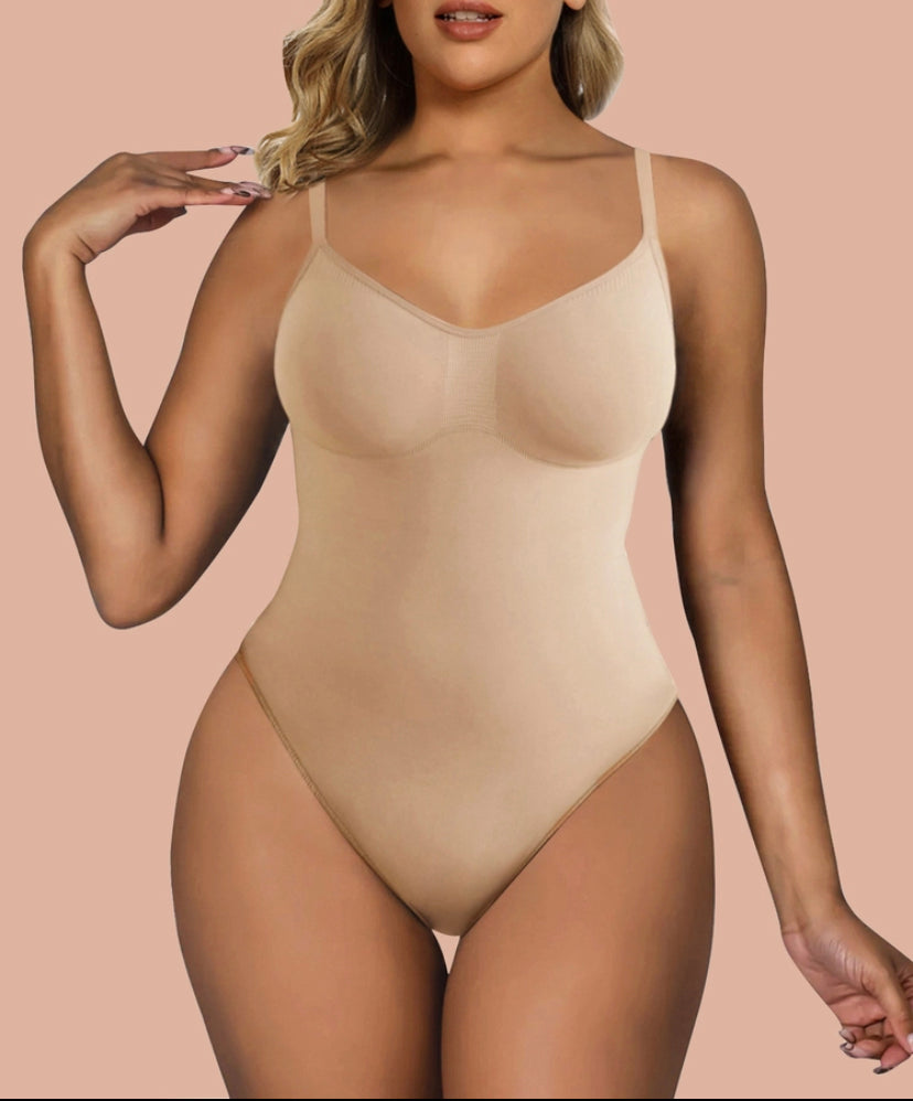 SHAPERX Tummy Control Shaperwear Butt Lift Seamless Bodysuit